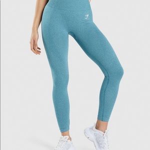 Gymshark Vital Teal Seamless Leggings Small